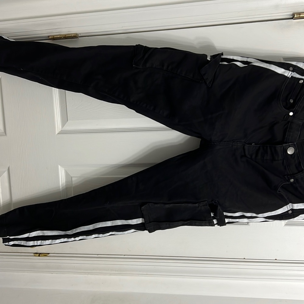 Skinny cargo jeans